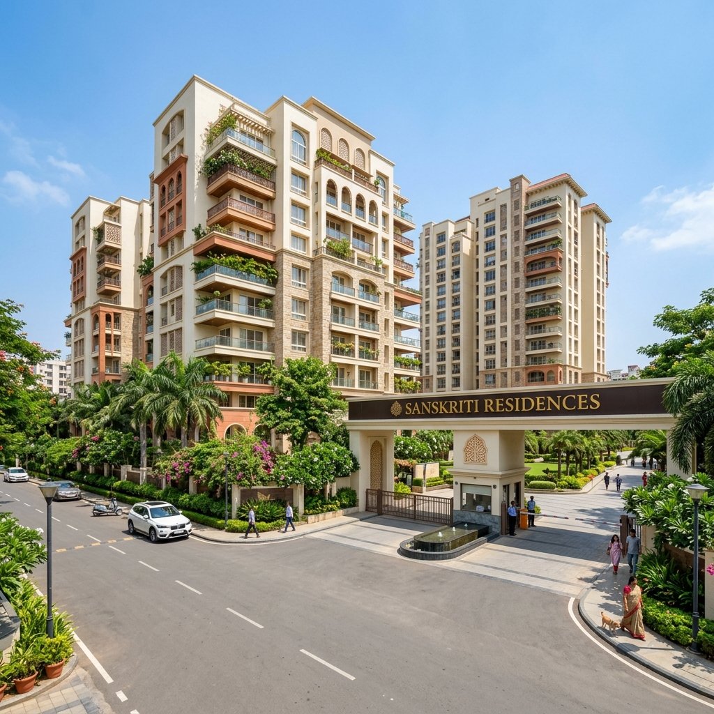 Indian Modern Housing Society Complex